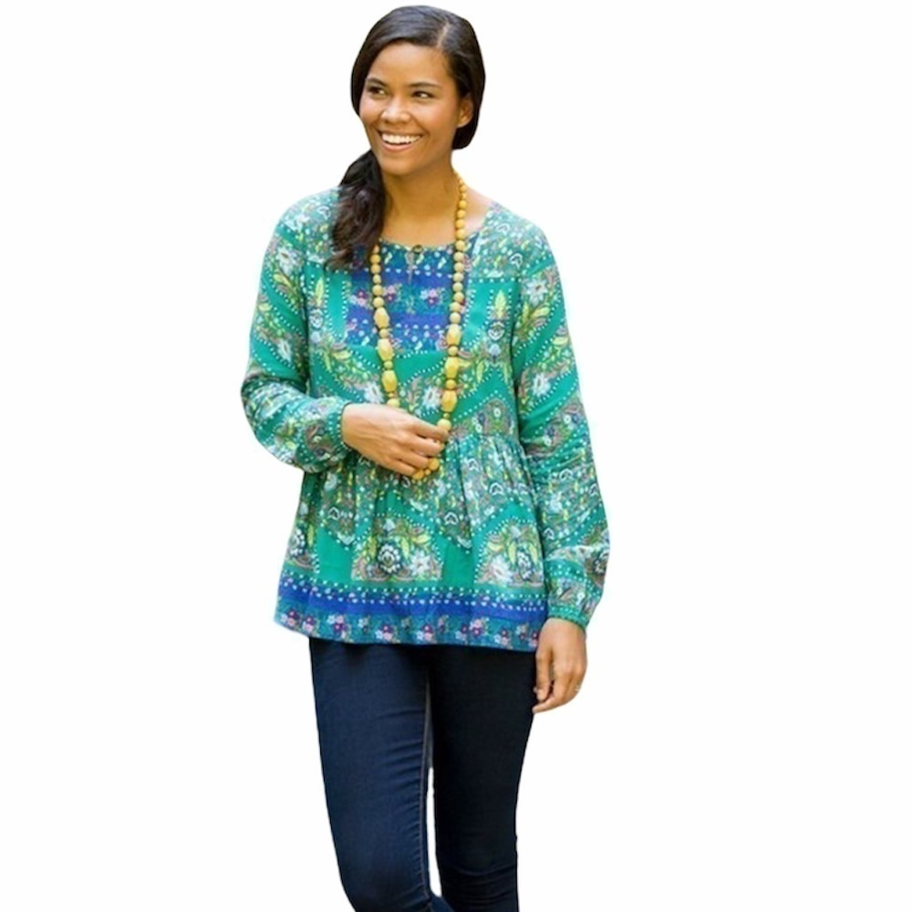 Matilda Jane Floral Blouse Size Medium